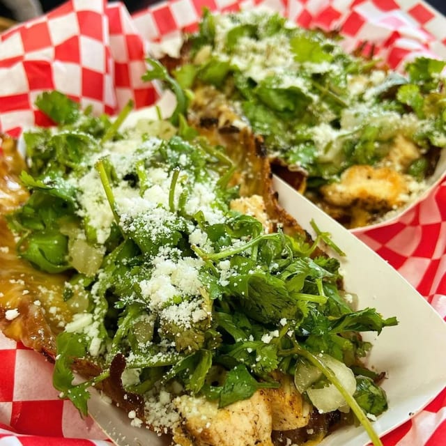 Chicken Ta-Ketos.