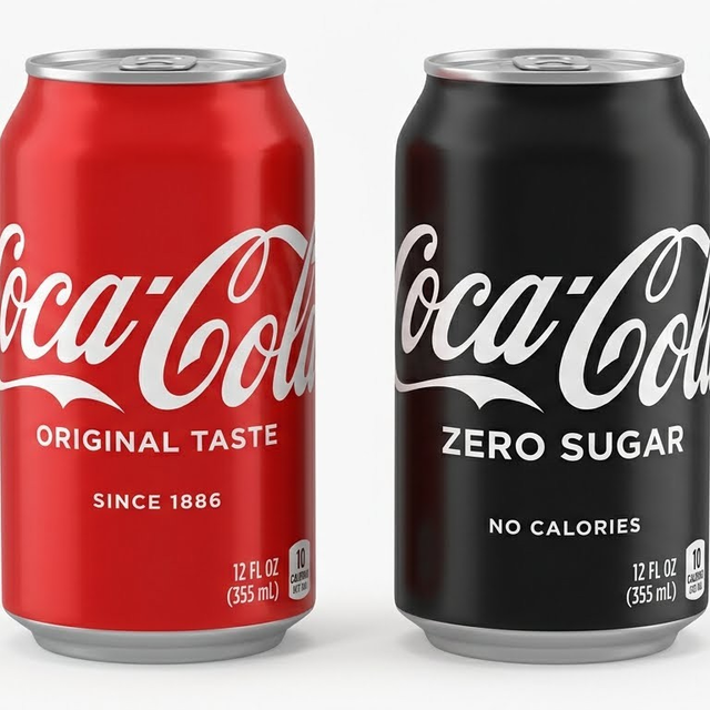 Canned Soft Drink.