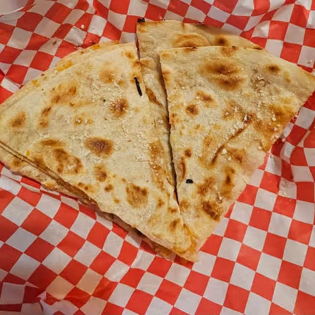 Large Plain Quesadilla Combo.