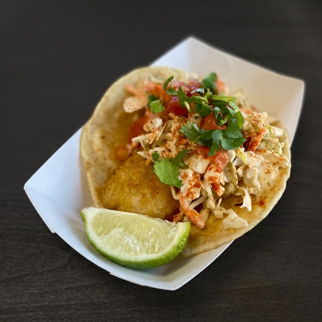 Baja Fish Tacos.