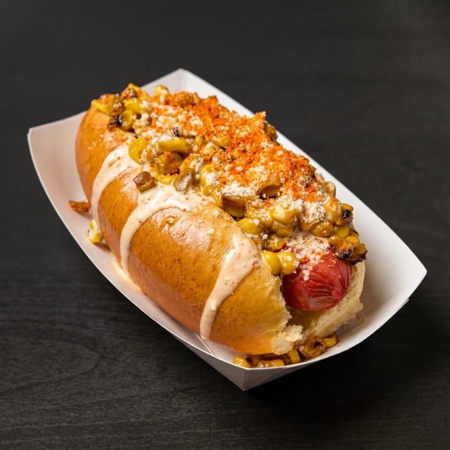 Street Corn Hot Dog (Award Winner).