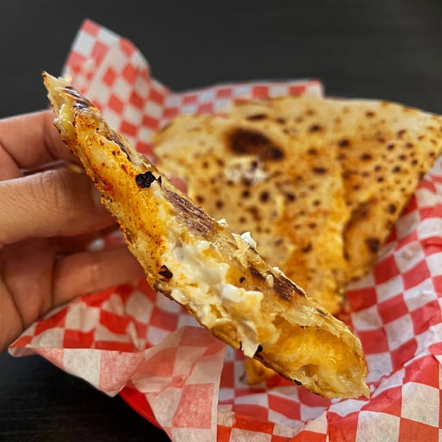 Chorizo Popper Quesadilla.