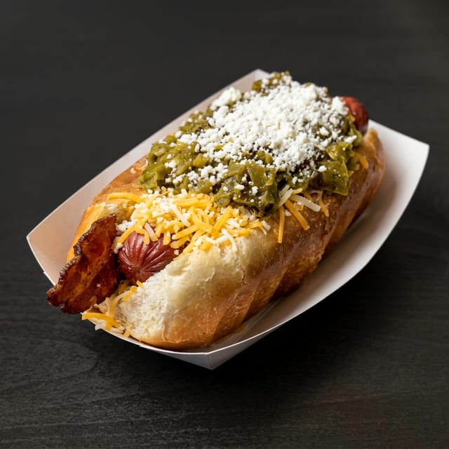 Chile Relleno Hot Dog (Award Winner).
