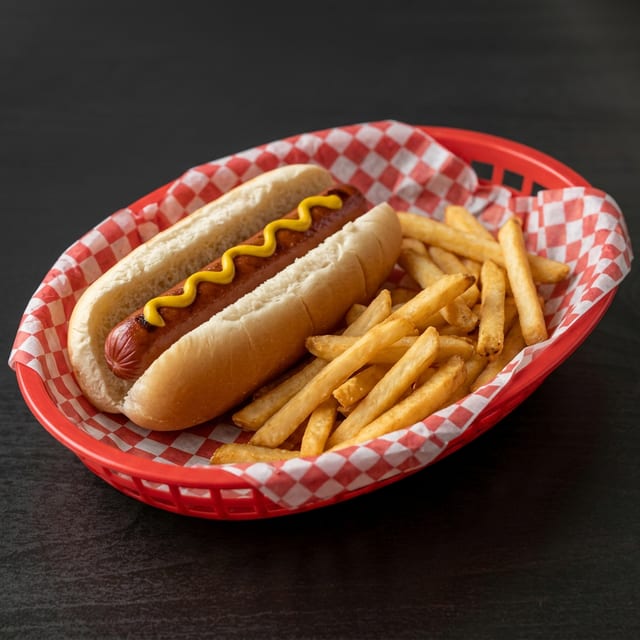 Plain Hot Dog.