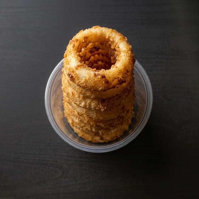 Onion Rings Basket.