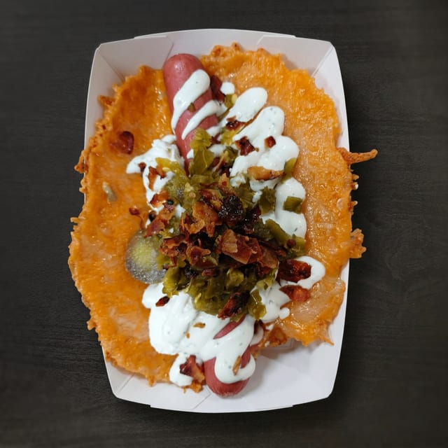 Keto Popper Hotdog.