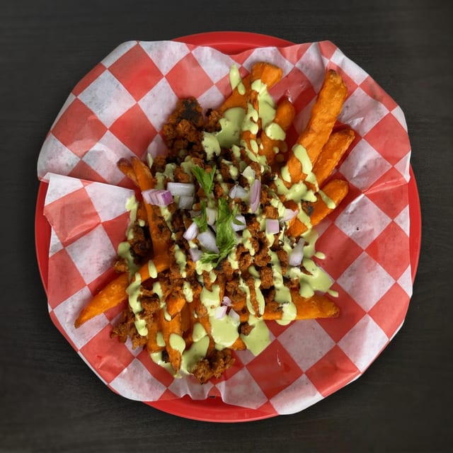 Vegan Street Corn Fries.